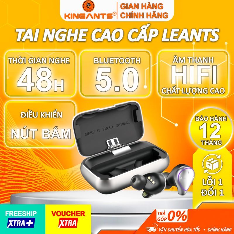 Tai Nghe Bluetooth SPECIAL LEANTS TWS  (Bluetooth 5.0, 2 Mic ENC HD Call Noise Reduction)