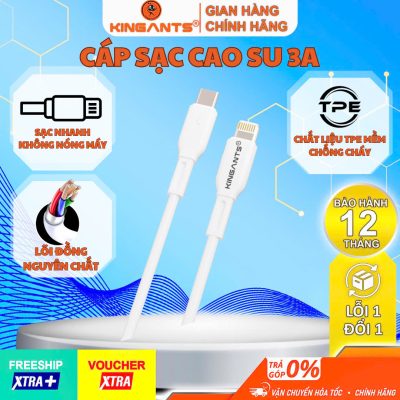 Cáp Sạc Nhanh KB-01W PD Fast Charging Cable siêu bên hàng chính hãng